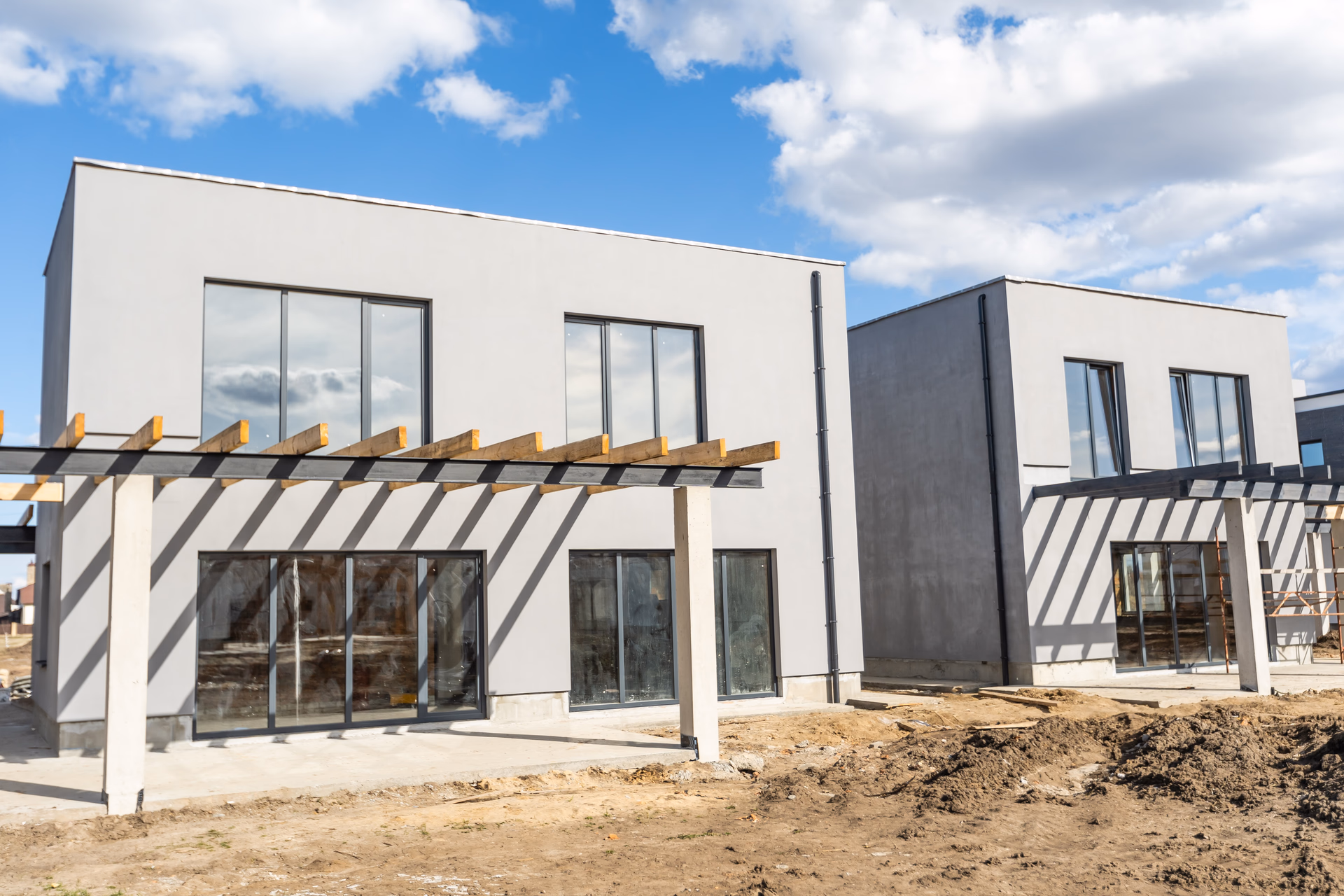 Maison terminée gros oeuvre